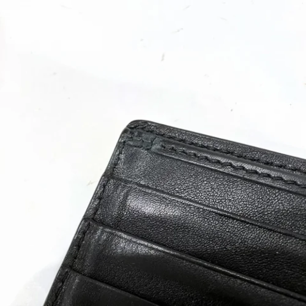 Gucci Vintage Pre-owned Leather wallets Black Dames
