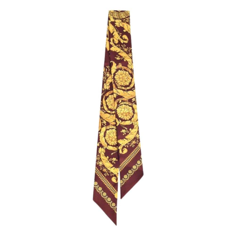 Versace Women's Multicolor Silk Scarves, One Size, Barocco Silk Twill Scarf