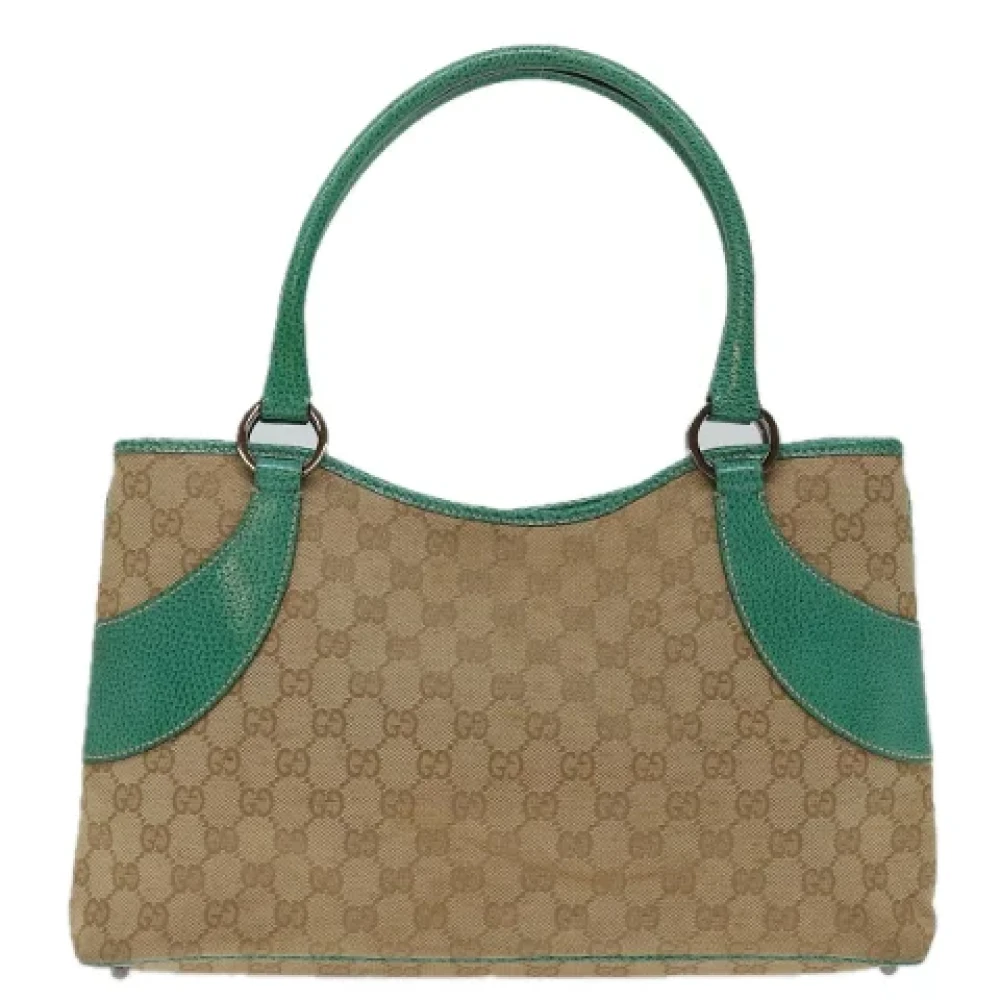 Gucci Vintage Pre-owned Canvas totes Beige Dames