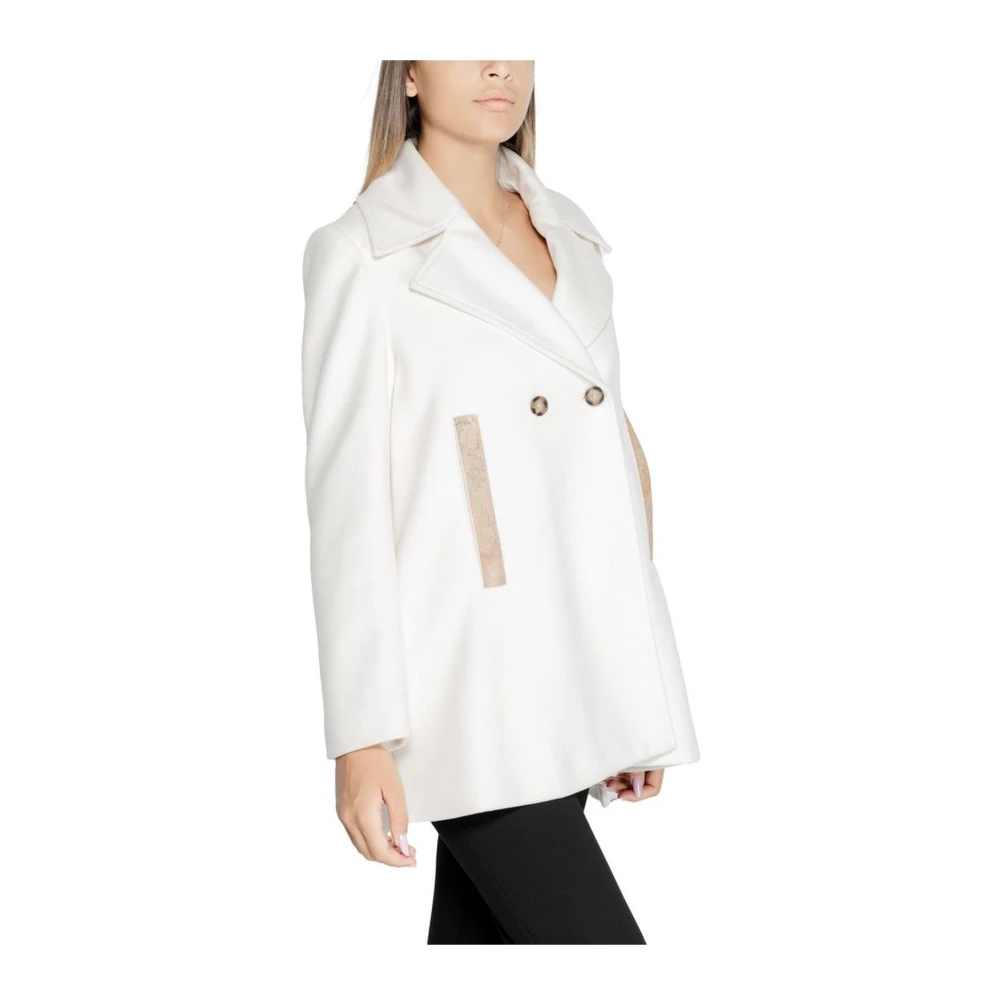 Alviero Martini 1a Classe Herfst Winter Dames Polyester Blend Jassen White Dames
