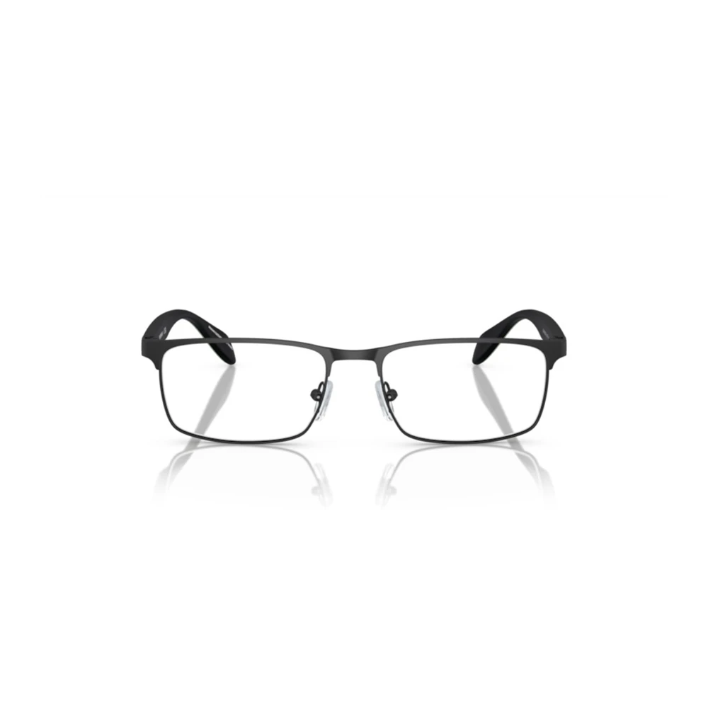 Emporio Armani Sportief Rubber Detail Metalen Bar Horloge Black Heren