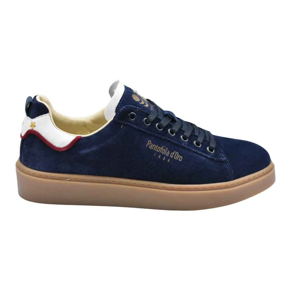 Pantofola d’Oro Blauwe Veterschoenen Elegant Klassiek Ontwerp Heren Schoenen