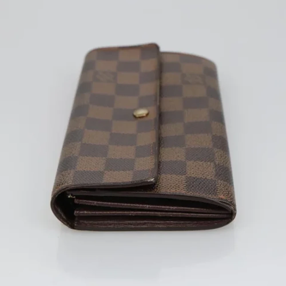 Louis Vuitton Vintage Pre-owned Canvas wallets Brown Dames