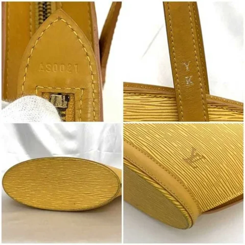 Louis Vuitton Vintage Pre-owned Leather shoulder-bags Yellow Dames