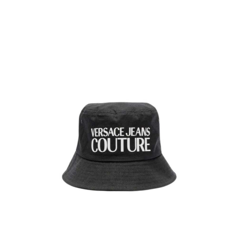 Versace Jeans Couture Stijlvolle Hoeden Collectie Black Dames
