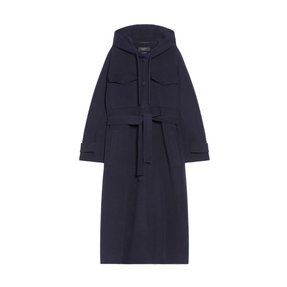 Max Mara Weekend Blauwe Levante Jas Blue Dames