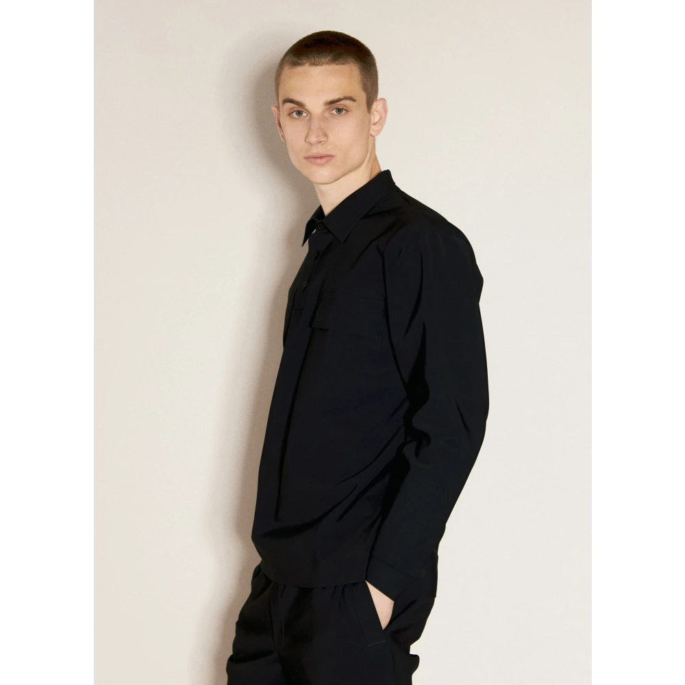 Gr10K Ultrasound Bonded Polo Shirt Black Heren