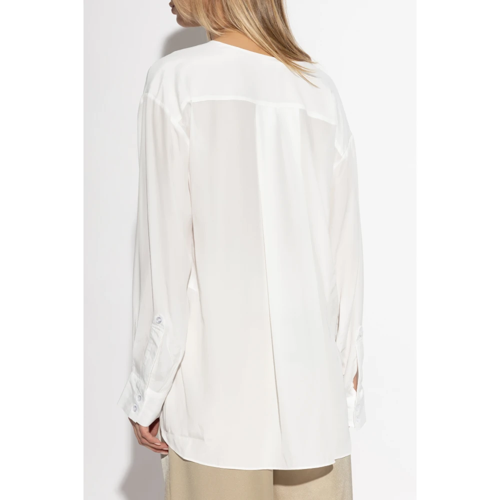 By Malene Birger Shirt Fayette By Herenne Birger White Dames