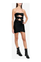 robe-courte-noire-dian-avec-noeuds-avant