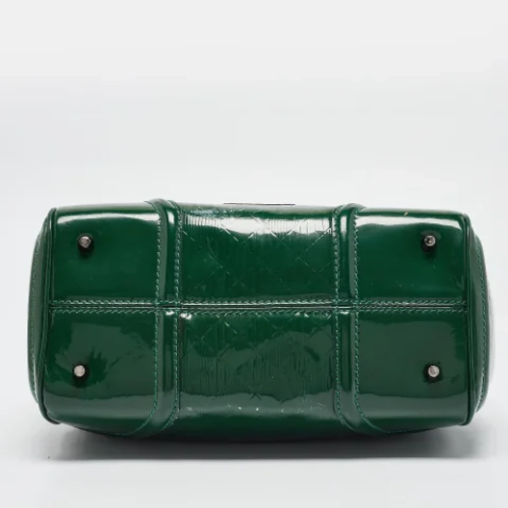 Burberry Vintage Pre-owned Fabric handbags Green Dames