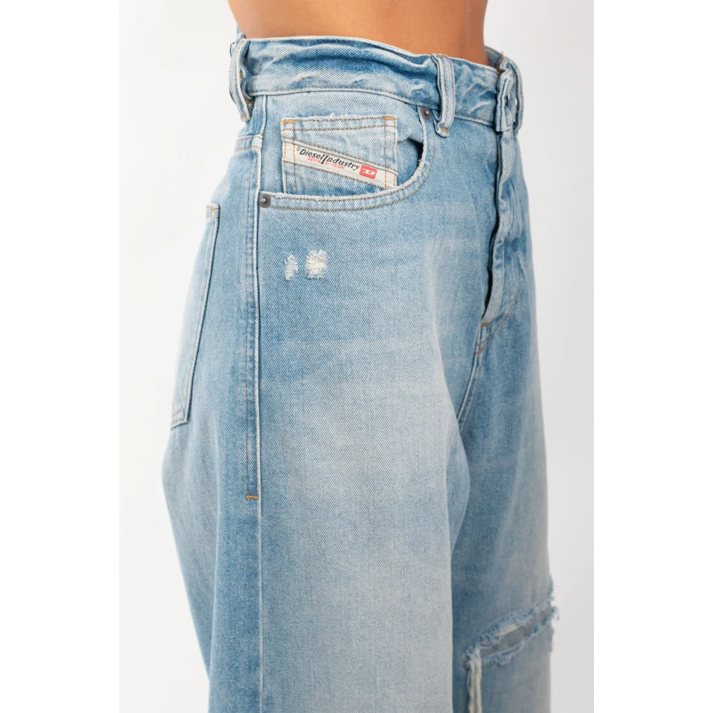 Diesel Vintage Ripped Knee Jeans Blue Dames