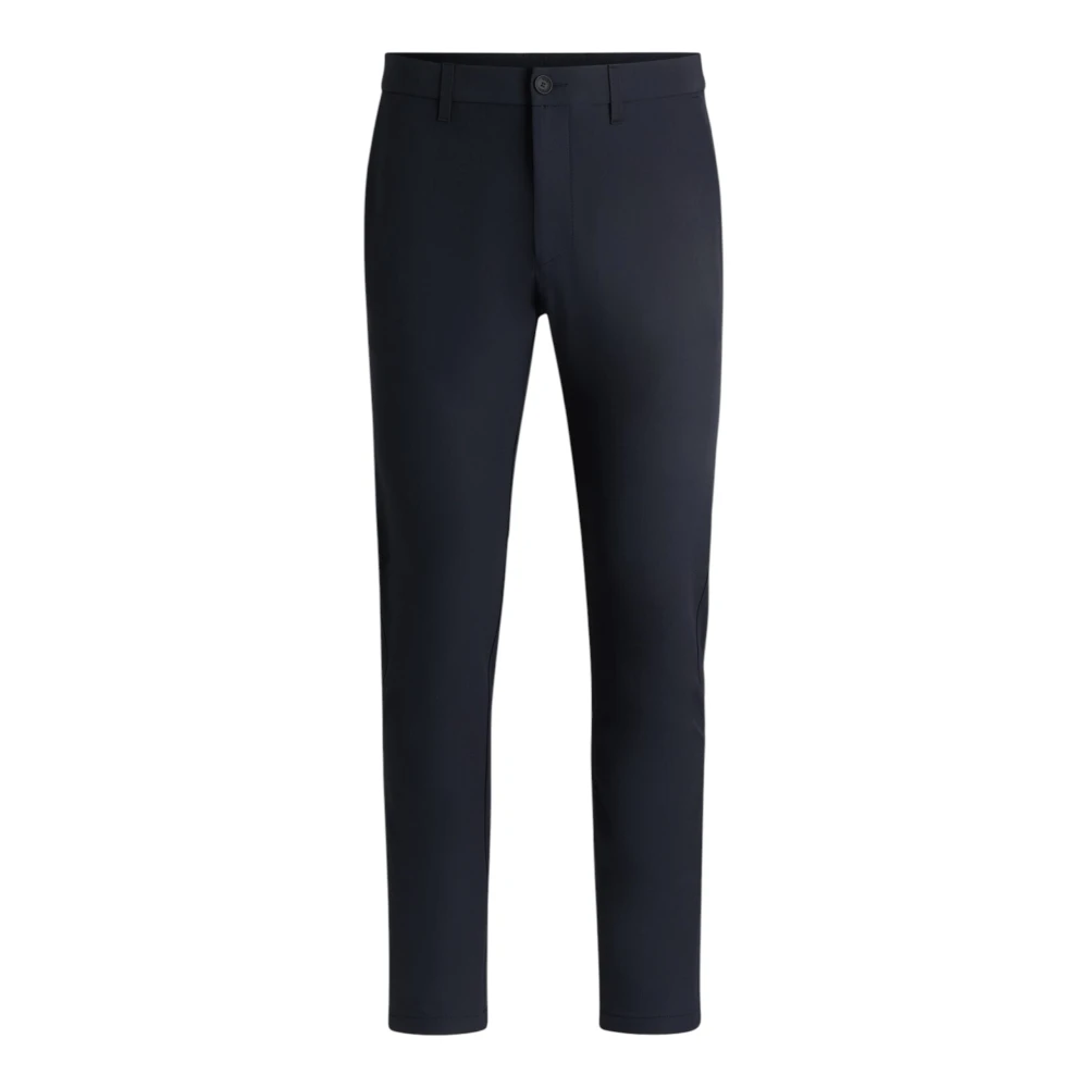 Boss , Slim-Fit Trousers, Male, Blue, 3XL, Eco-Friendly Rpl And Ea Blend