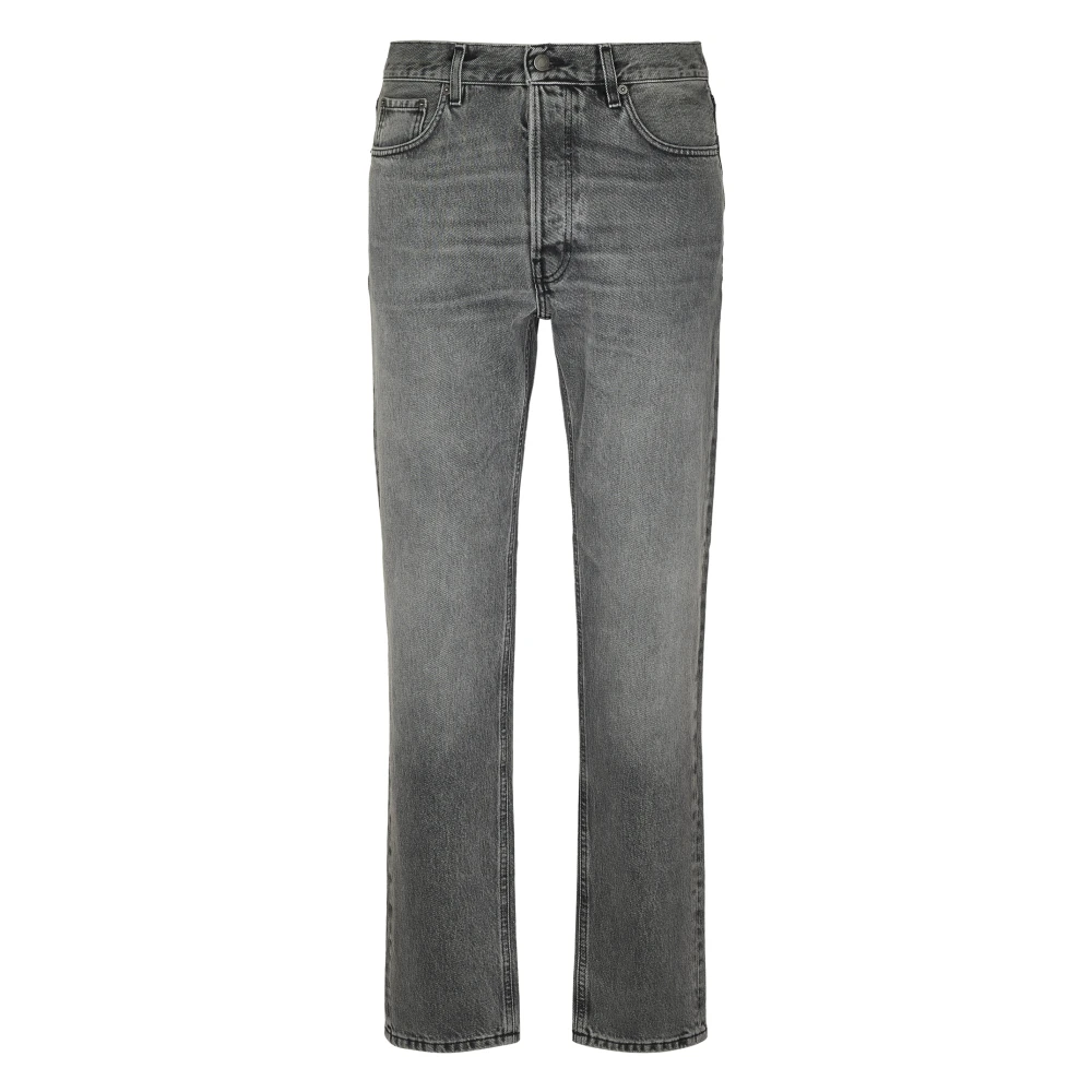Haikure Men's Gray Slim Fit Jeans, W33, Slim Tokyo Flannel Grey Jeans