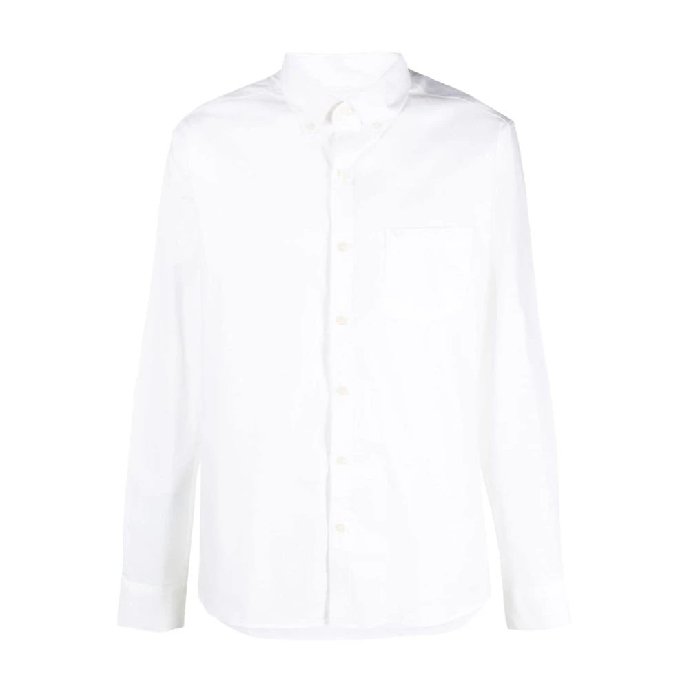 Michael Kors Oxford Str Shirt White Heren