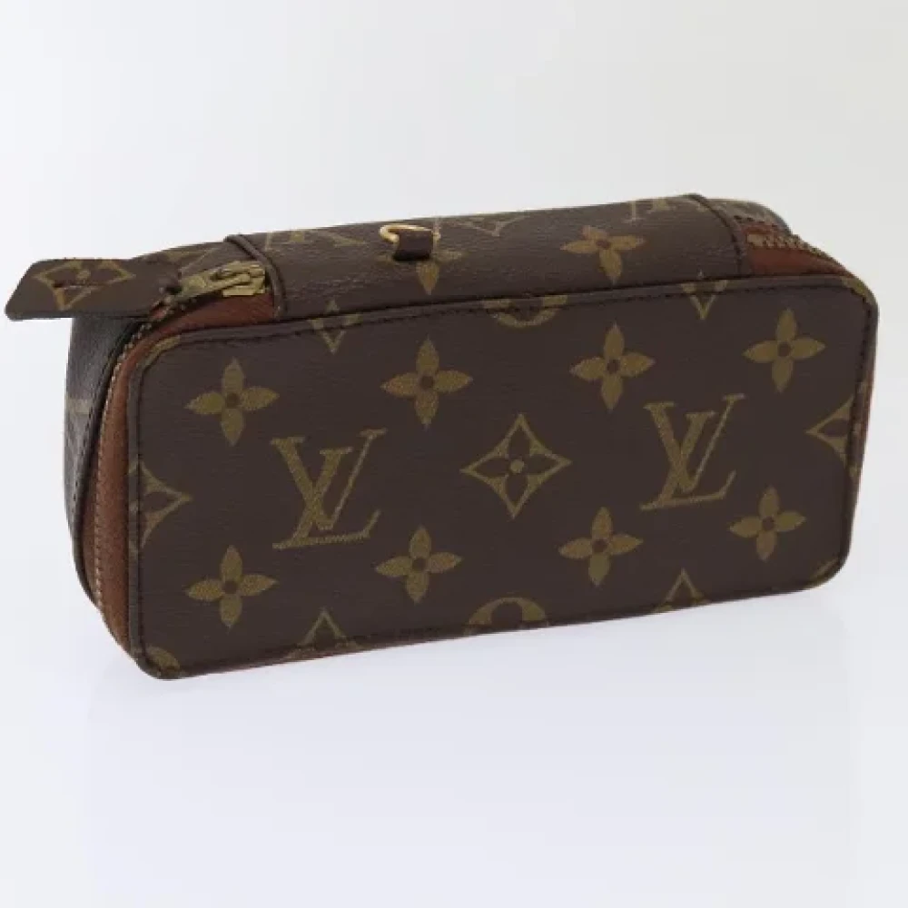 Louis Vuitton Vintage Pre-owned Canvas pouches Brown Dames
