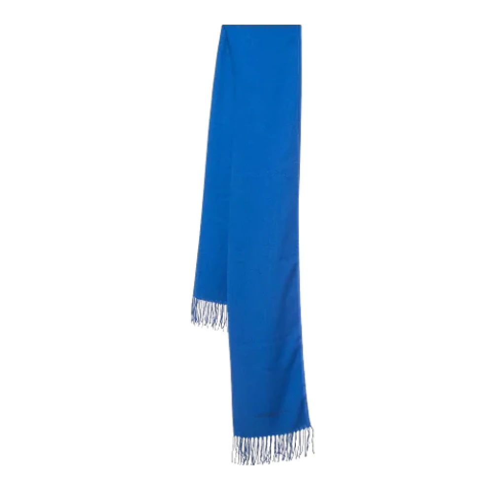 Armani Pre-owned Fabric scarves Blue Dames
