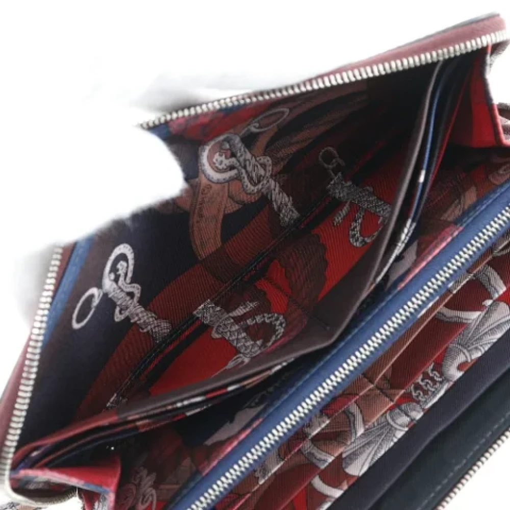 Hermès Vintage Pre-owned Leather wallets Brown Dames