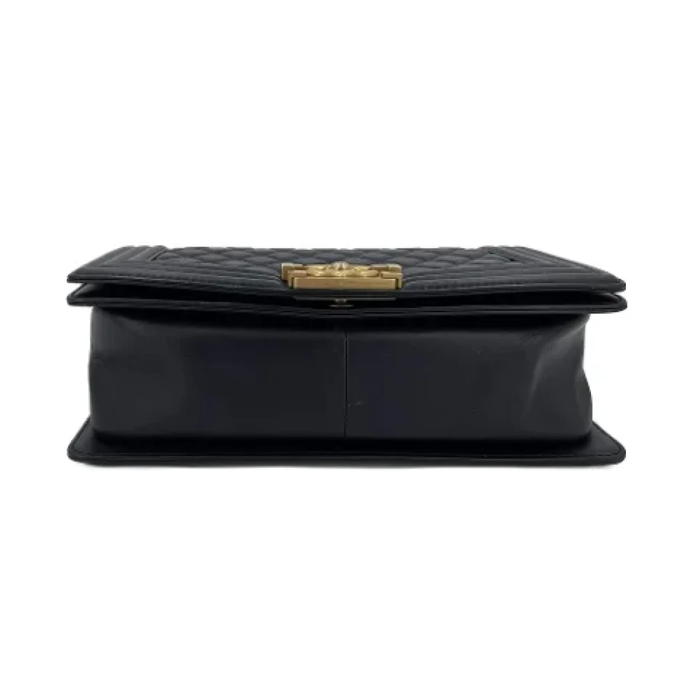 Chanel Vintage Pre-owned Leather shoulder-bags Blue Dames