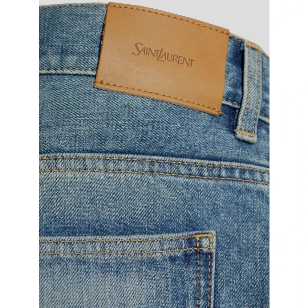 Saint Laurent Denim Jeans voor Mannen Blue Heren