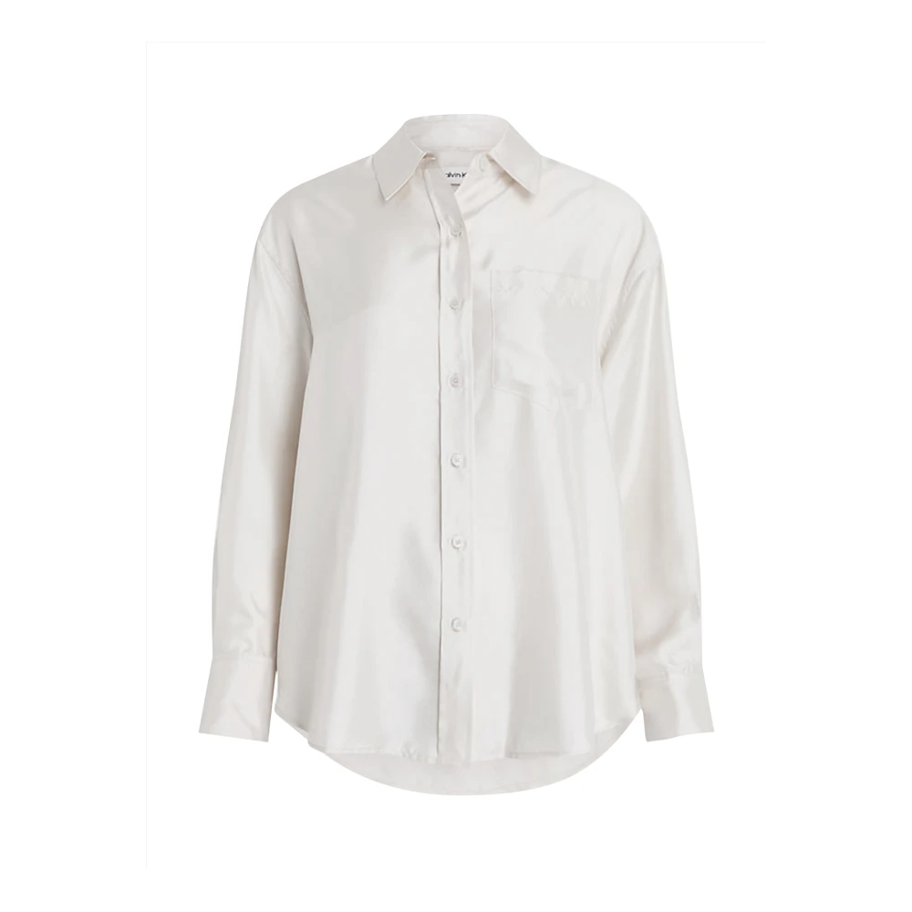 Calvin Klein Blouses Shirts Gray Dames