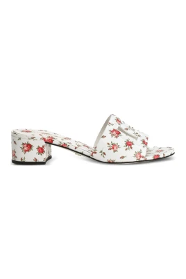 Floral Cutout Mules