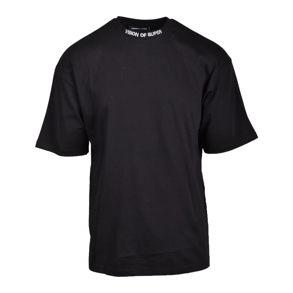 Vision OF Super Katoenen T-shirt met uniek ontwerp Black Heren