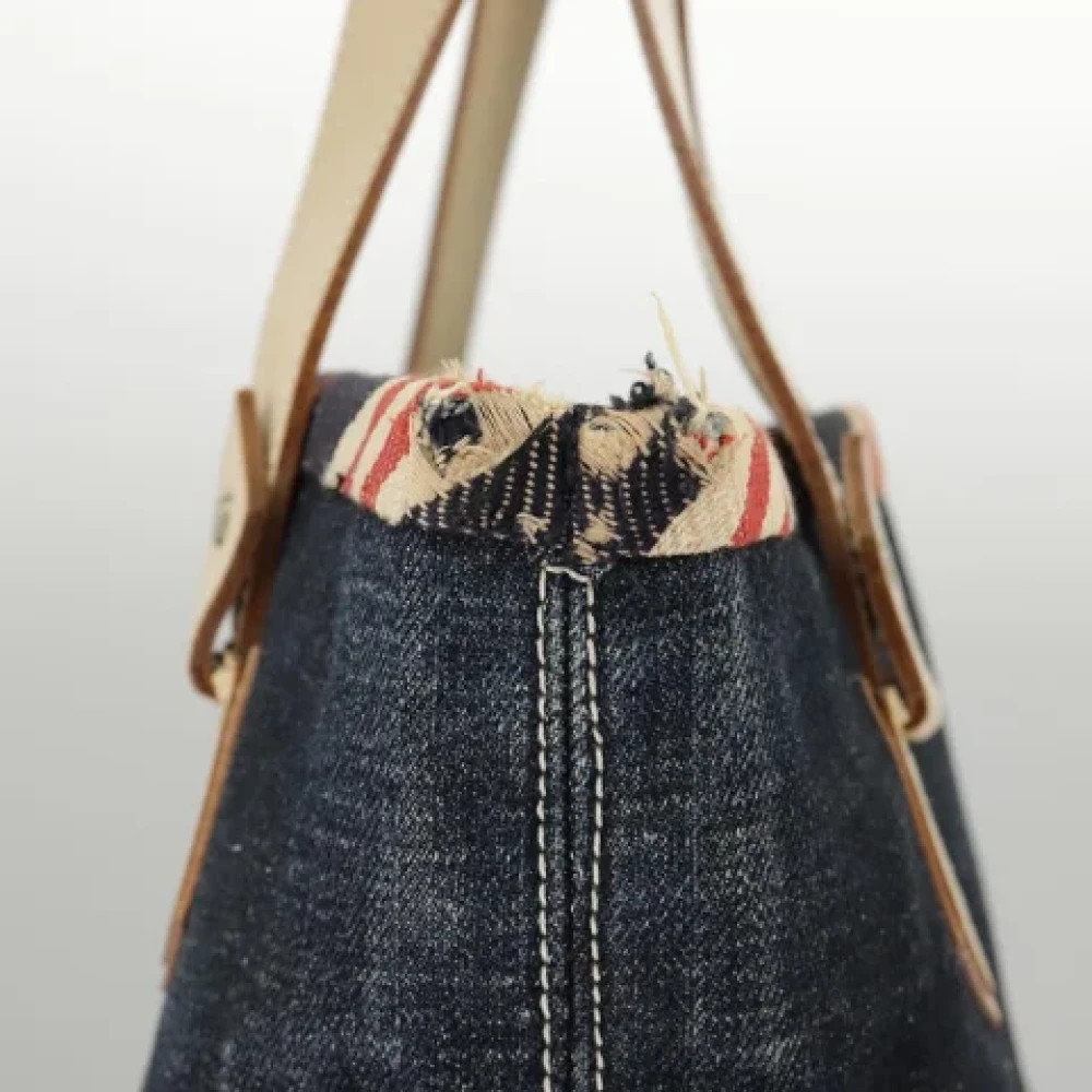 Burberry Vintage Pre-owned Canvas handbags Blue Dames