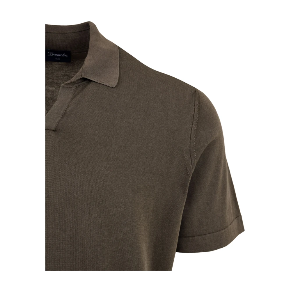 Drumohr Bruine Polo Shirt voor Heren Brown Heren