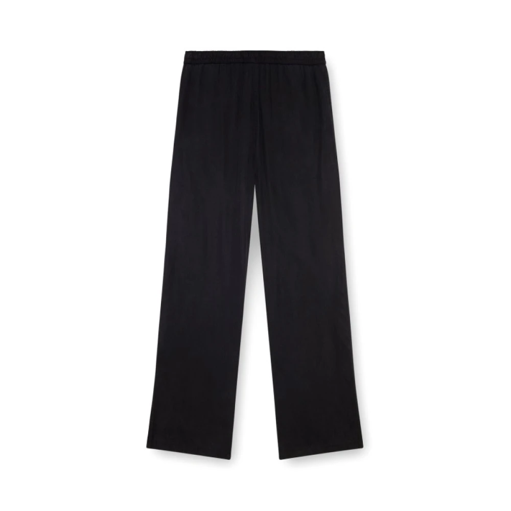Diesel Sportieve Twill Broek met Elastische Tailleband Black Heren