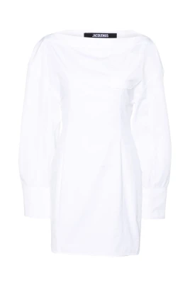 Off-Shoulder Chemise Klänning