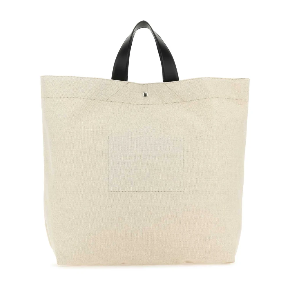 Jil Sander Canvas Winkel Tas Beige Dames