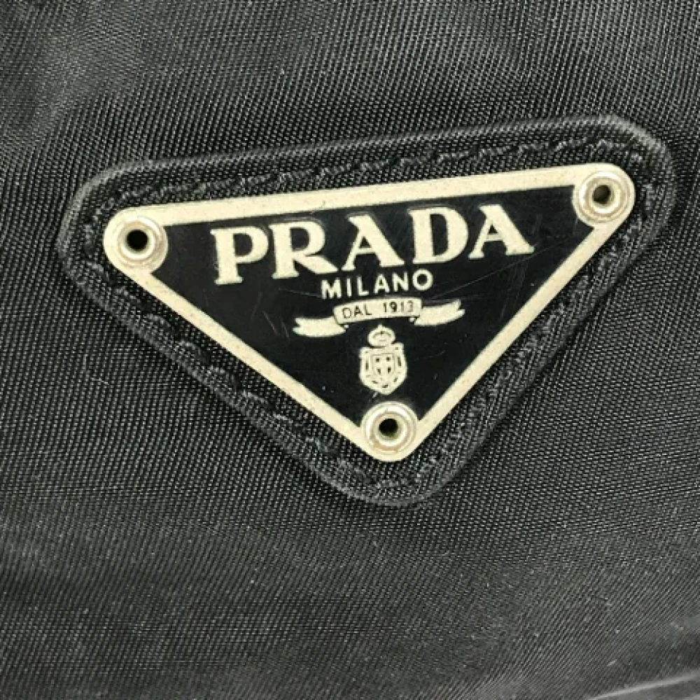Prada Vintage Pre-owned Fabric prada-bags Black Heren