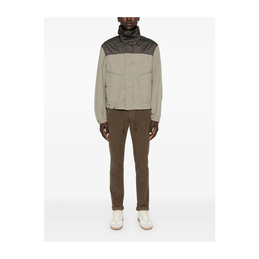 Dondup Ribfluwelen Bruine Broek Slim Fit Brown Heren