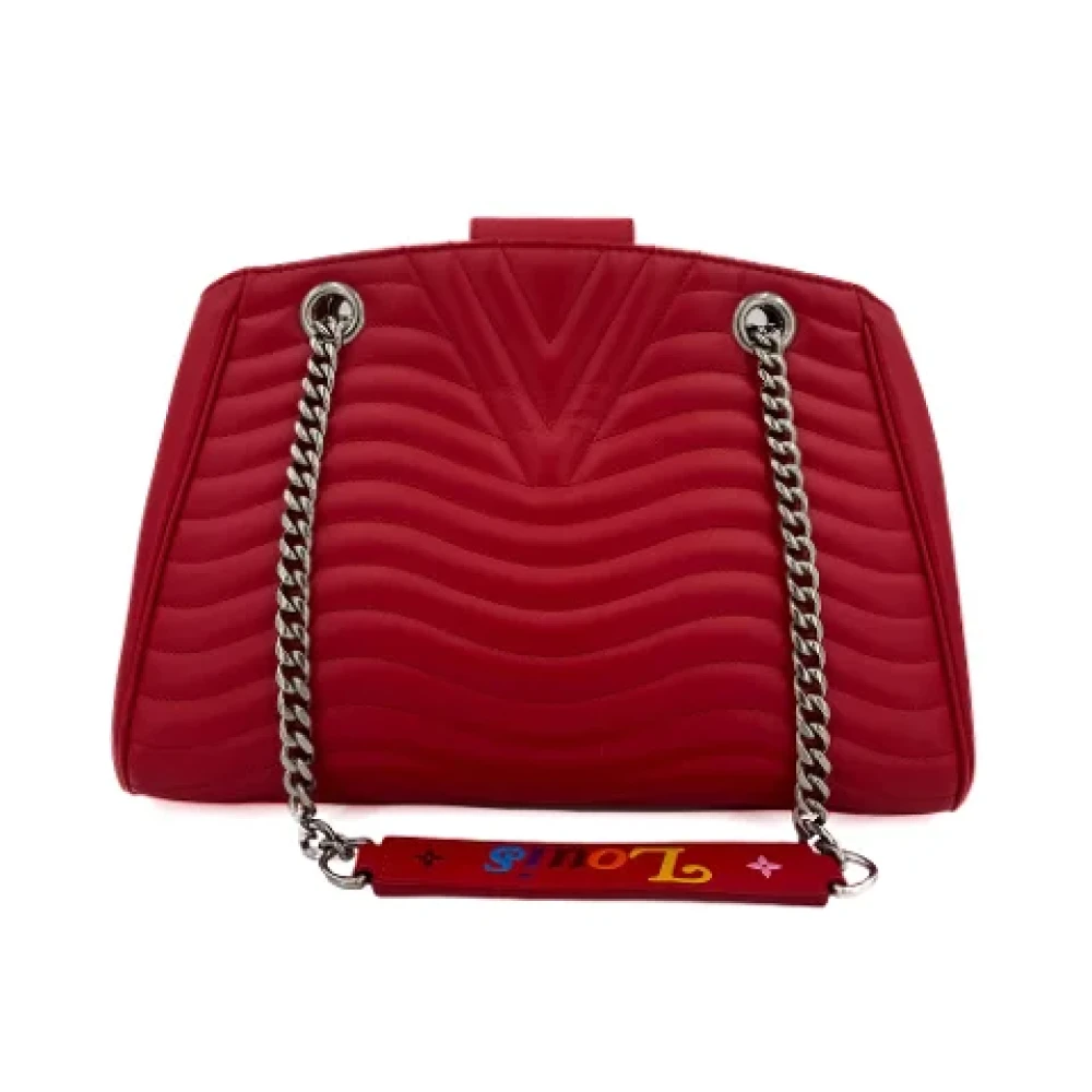 Louis Vuitton Vintage Pre-owned Leather louis-vuitton-bags Red Dames