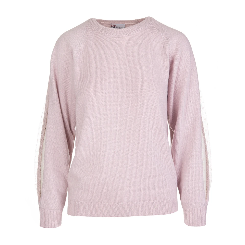 Pink Oversized Striktrøje