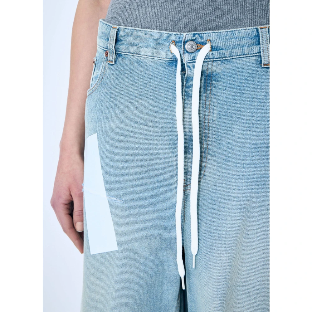 MM6 Maison Margiela Denim Shorts Blue Dames
