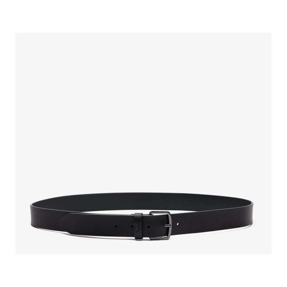Lacoste Kerncollectie Heren Riem Zwart Black Heren