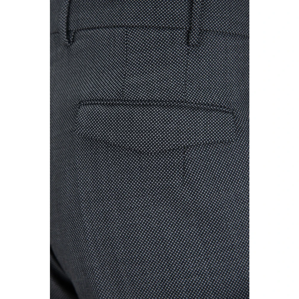 PT Torino Heren wollen broek met knoop rits haak Gray Heren