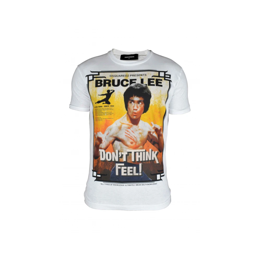 Bruce Lee Hvid T-shirt | Dsquared2 | T-shirts | Miinto.dk