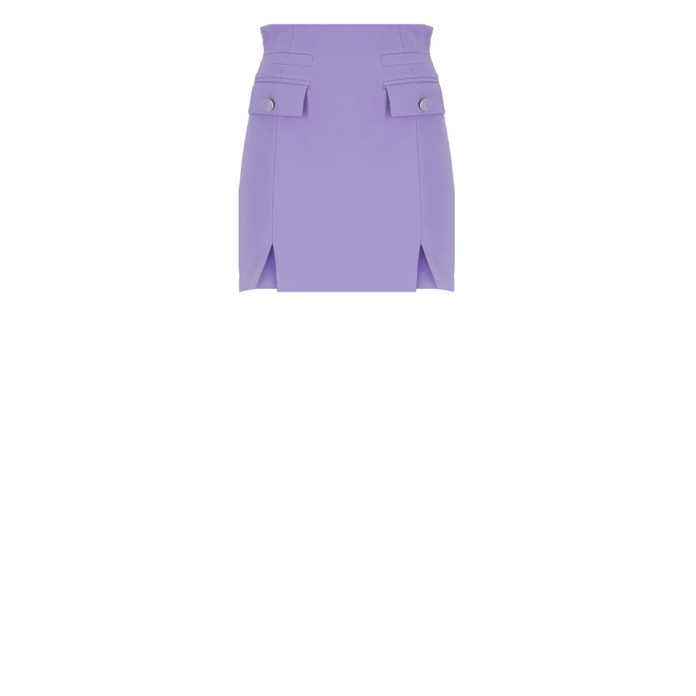 Elisabetta Franchi Short Skirts Purple Dames