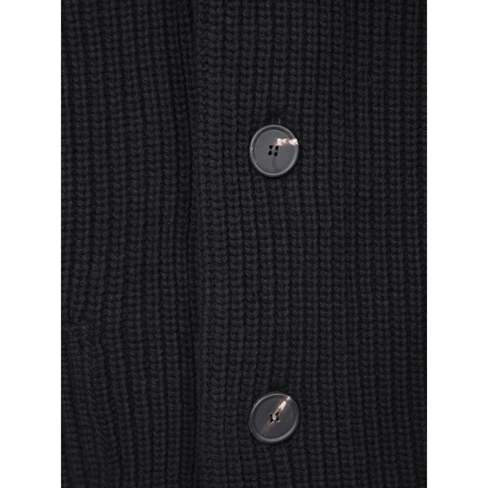 Tagliatore Zwarte Trui Aw24 Stijlvol Warm Black Heren