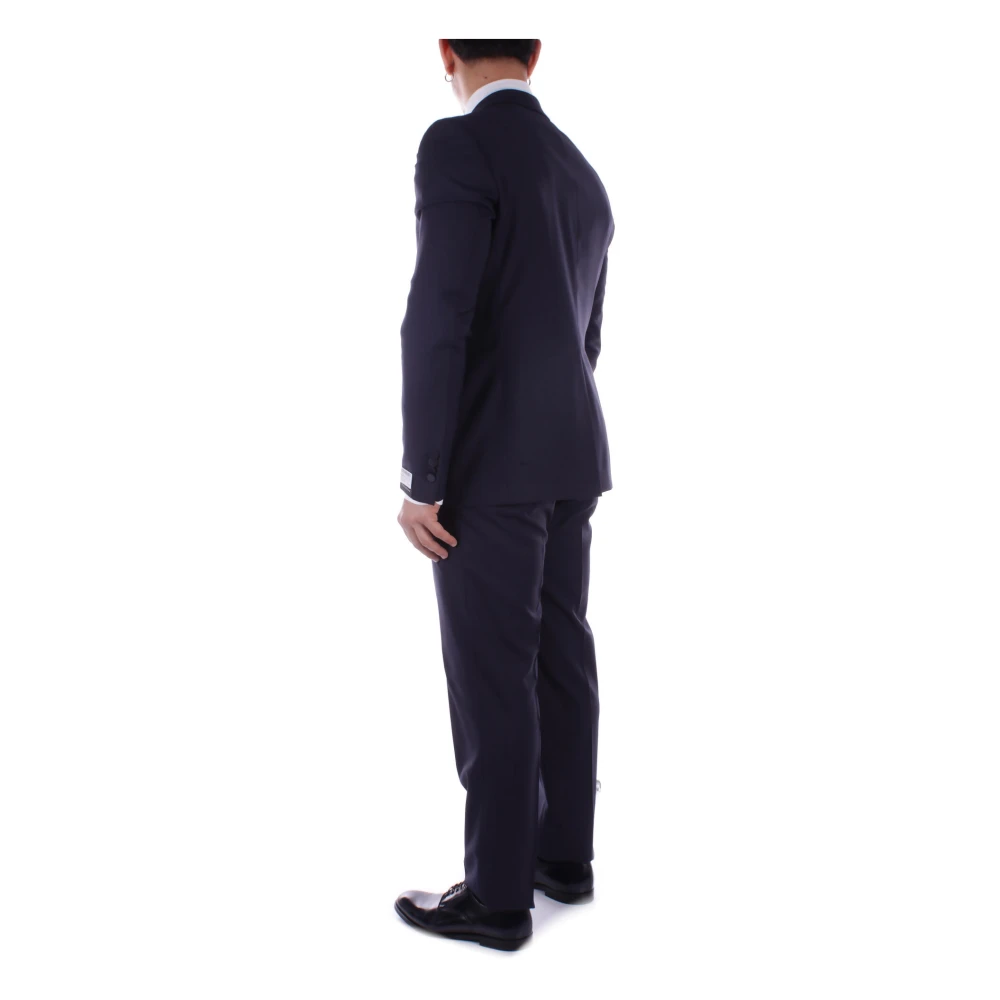Tagliatore Single Breasted Suits Blue Heren