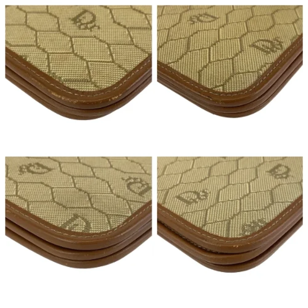 Dior Vintage Pre-owned Canvas dior-bags Beige Dames