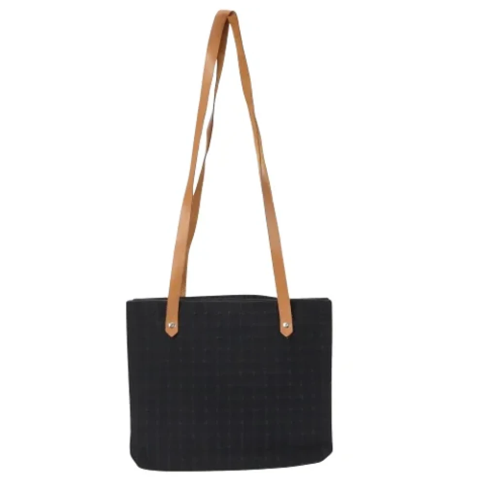 Hermès Vintage Pre-owned Canvas totes Black Dames
