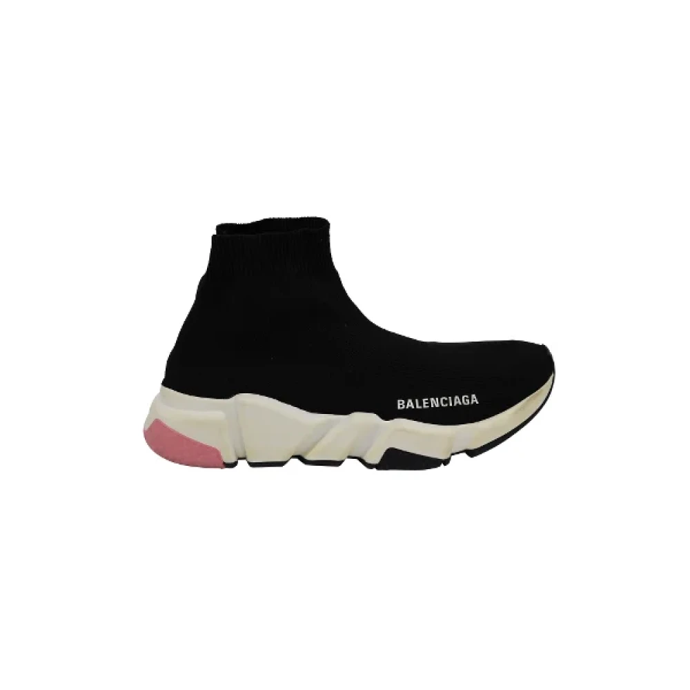 Balenciaga Vintage Pre-owned Polyester sneakers Black Dames