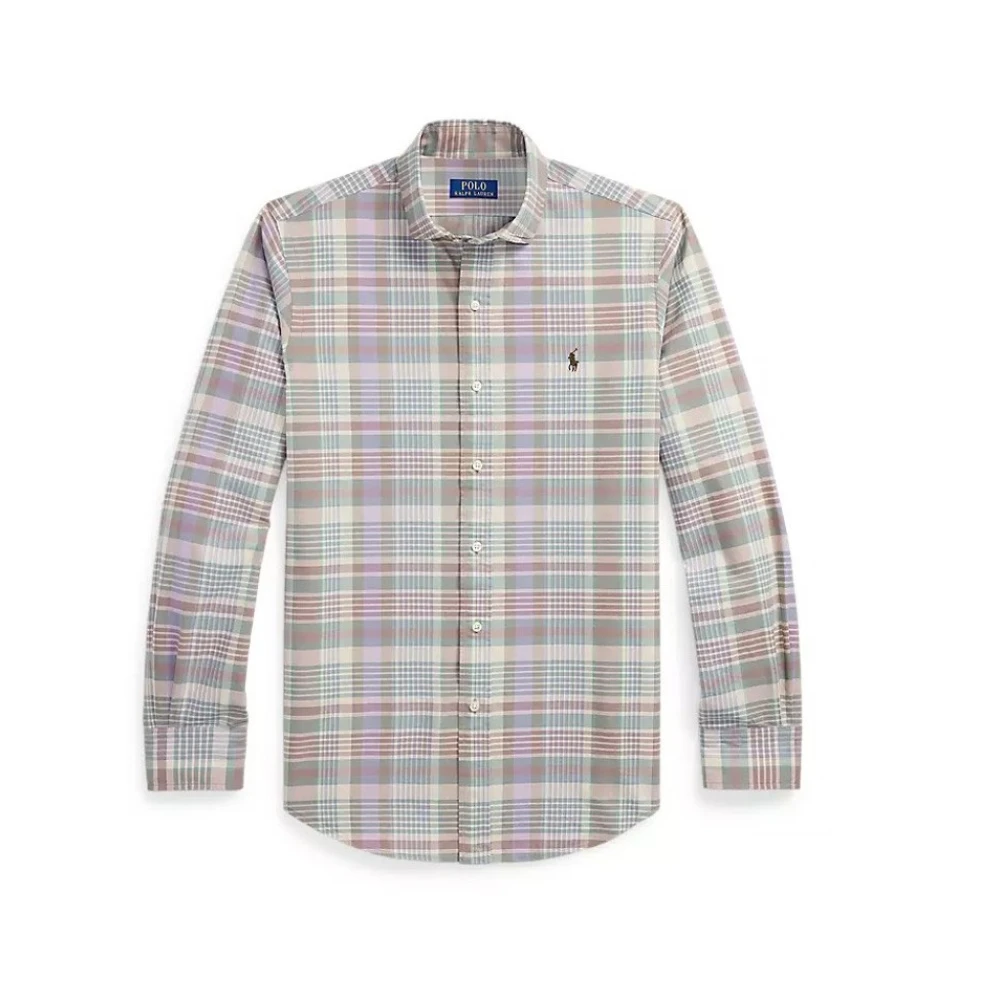 Polo Ralph Lauren Herr Grön Skjortor L, Casual Skjorta