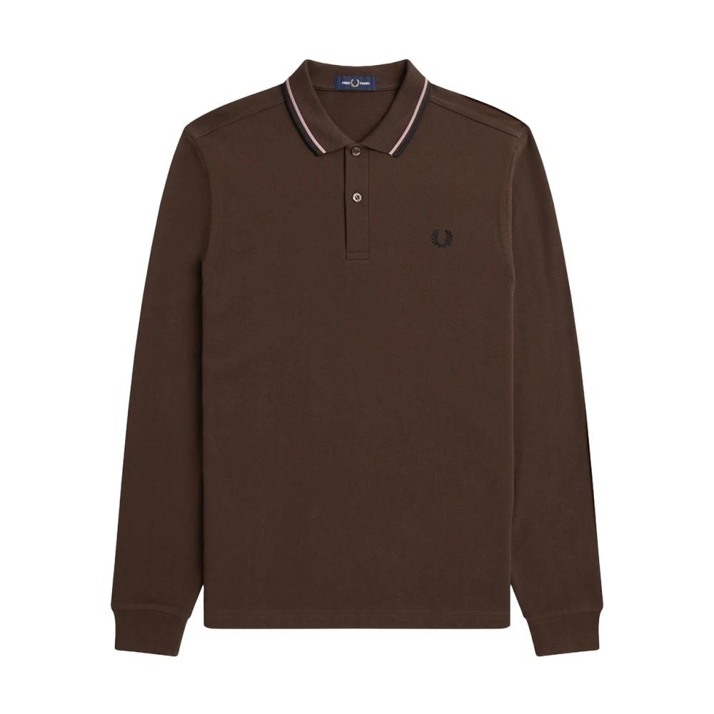 Fred Perry Heren Burnt Tobacco Polo Set Brown Heren