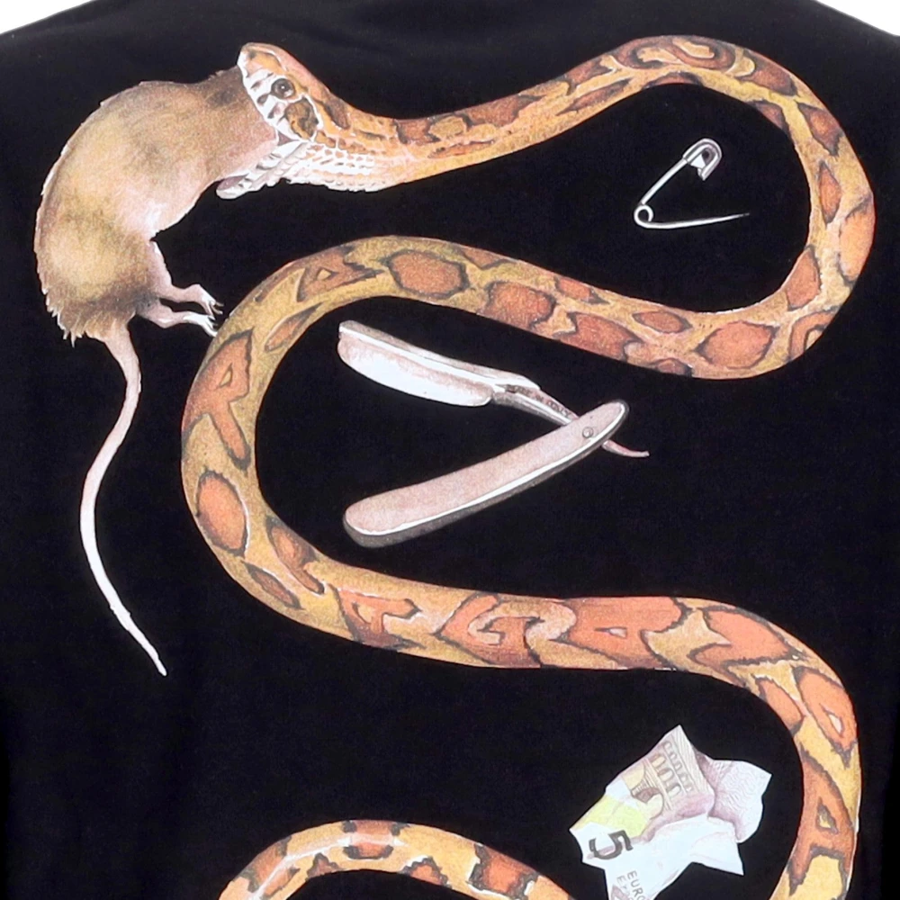 Propaganda Zwarte hoodie met trekkoord capuchon Black Heren