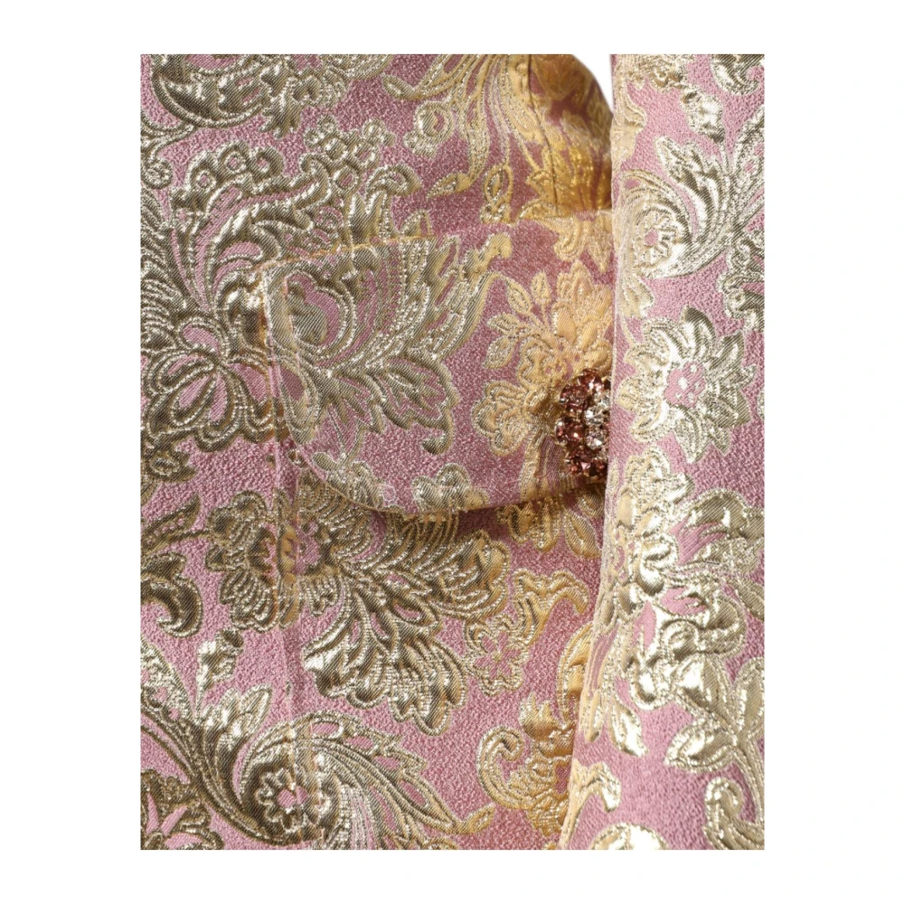 Dolce & Gabbana Brokaatjas Model Jkt3288 Multicolor Dames