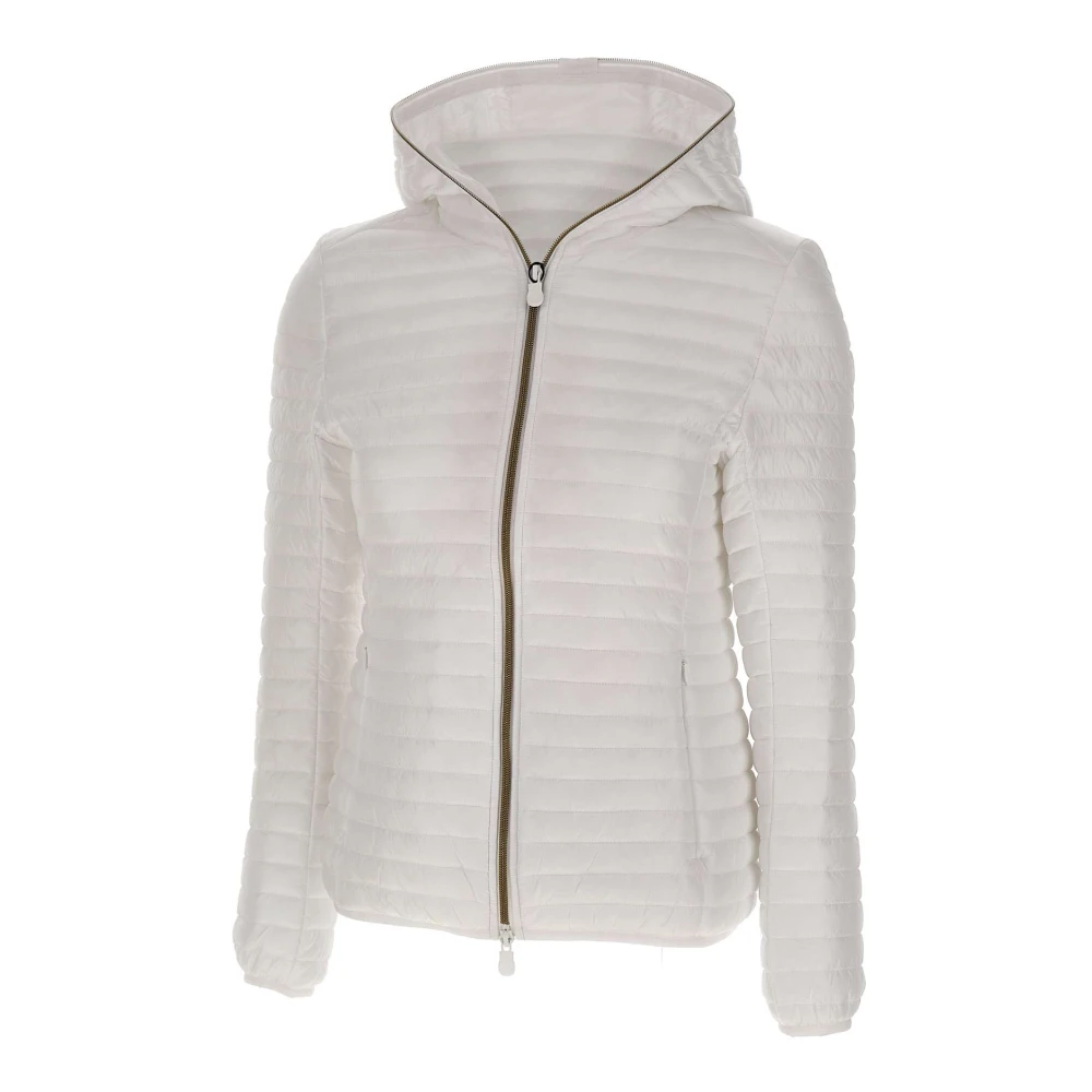 Save The Duck Women's White Alexa Puffer Jacket
